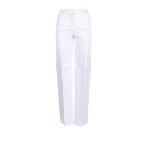 VIA MASINI 80 Women's Classic Flat-Front Straight Leg Trousers Women OTTICO